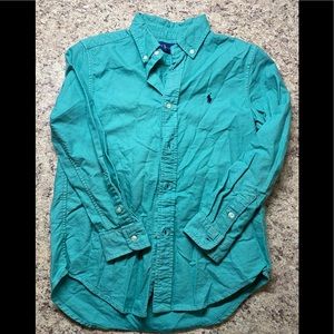 Boys Ralph Lauren button down shirt size 6